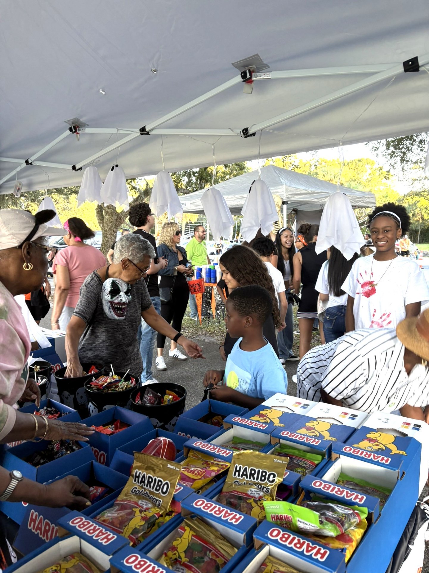 Lehigh Cavaliers Halloween community event with candy giveaway